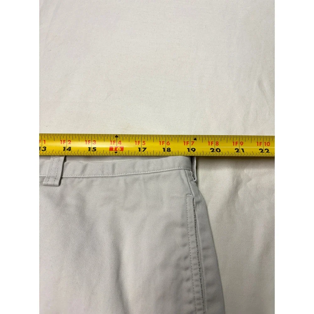 Polo Ralph Lauren Philip Pant Mens 38x30 Khaki Chino Wide Leg 100% Cotton Stone